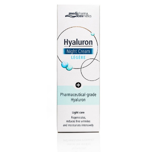 MEDIPHARMA HYALURON LEGERE NOĆNA KREMA 50ml - Online Apoteka MEDIPHARMA HYALURON LEGERE NOĆNA KREMA 50ml